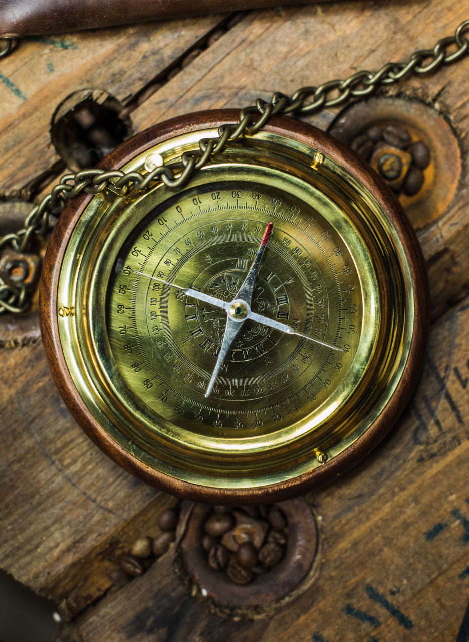 Brass Nautical Compass