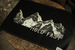 "Hold Fast" Flag in Charcoal