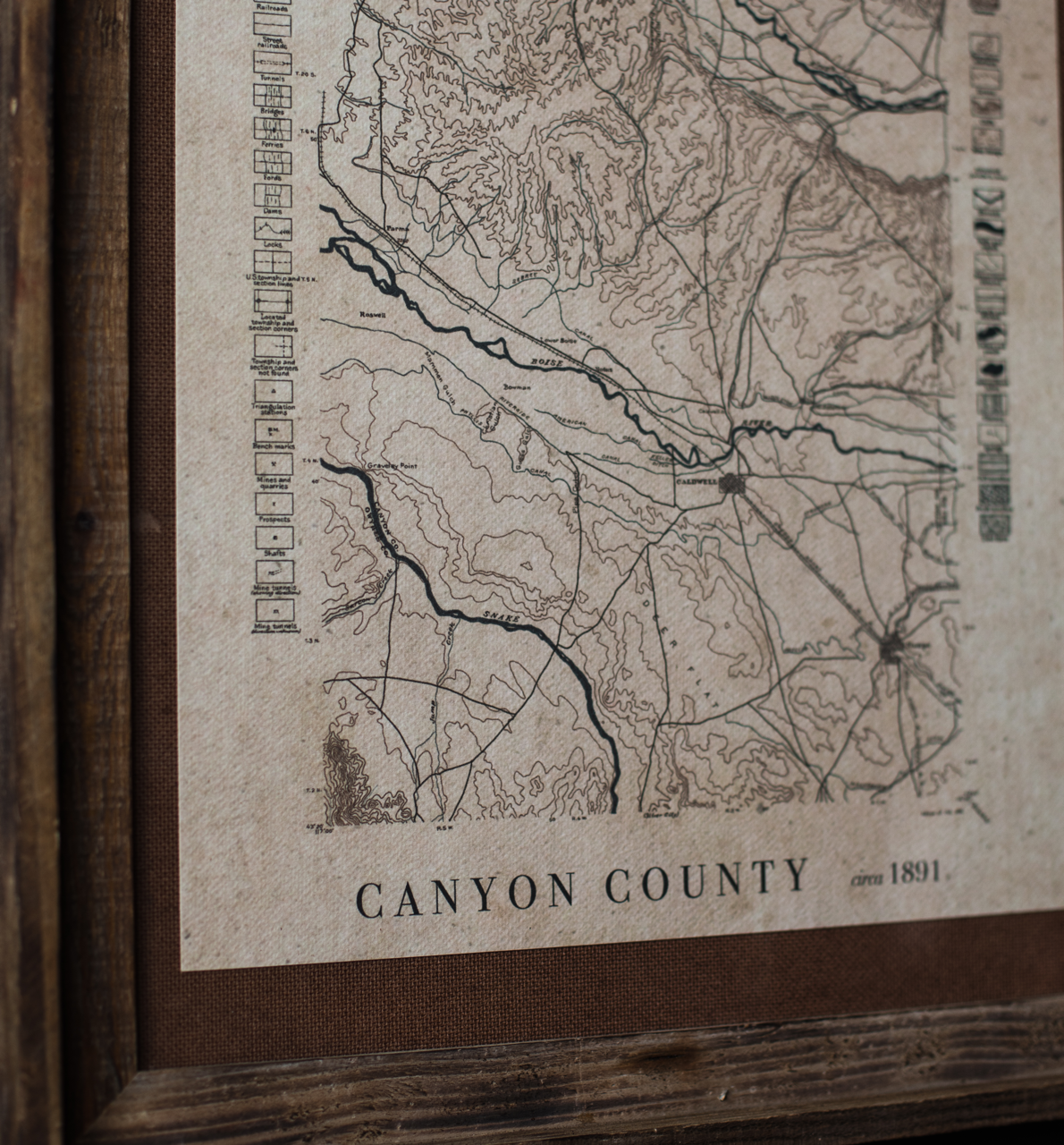 Vintage Topographic Map