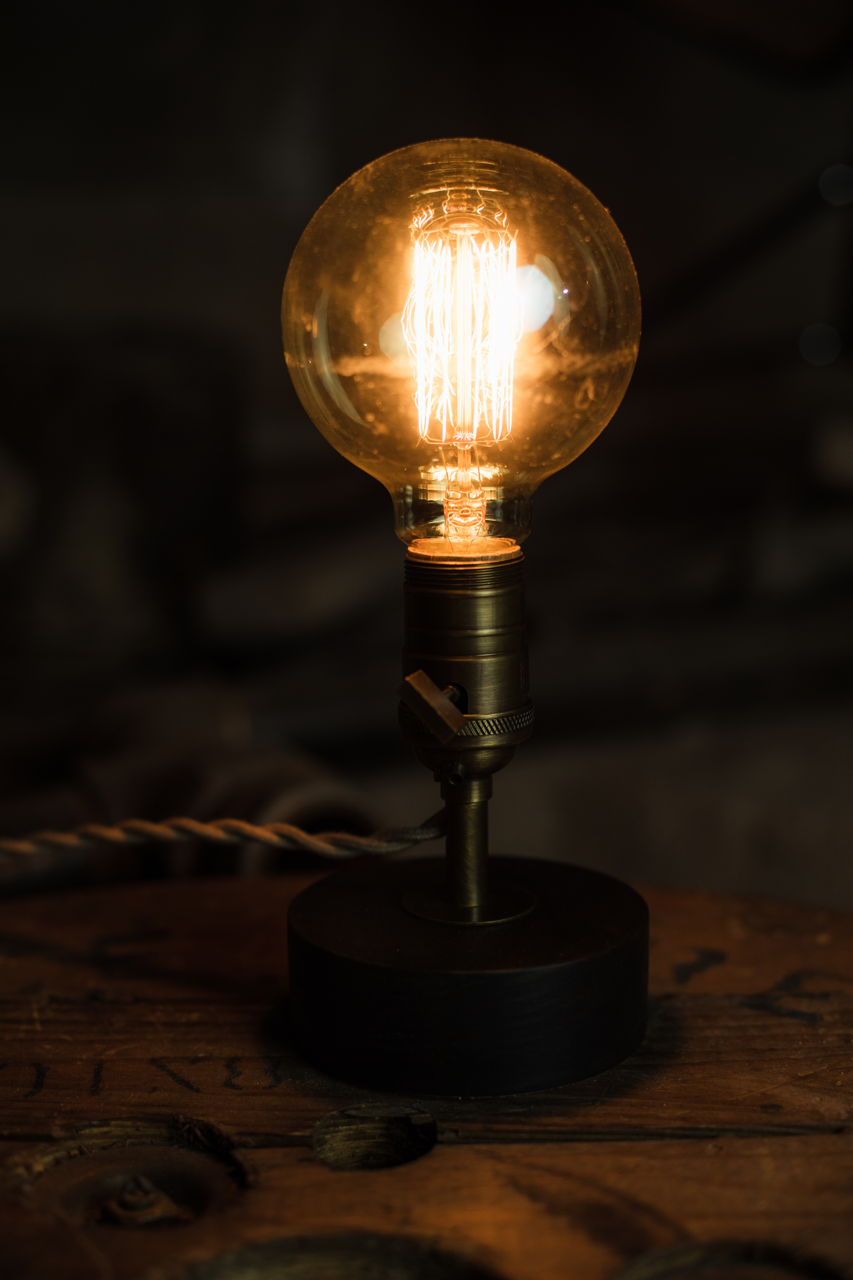 Round Edison Lamp