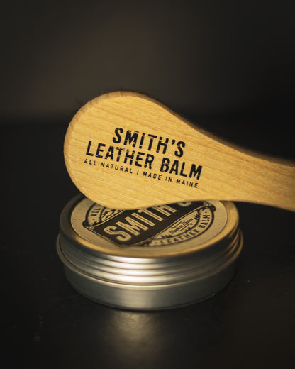 Smiths Leather Balm&Brush Set