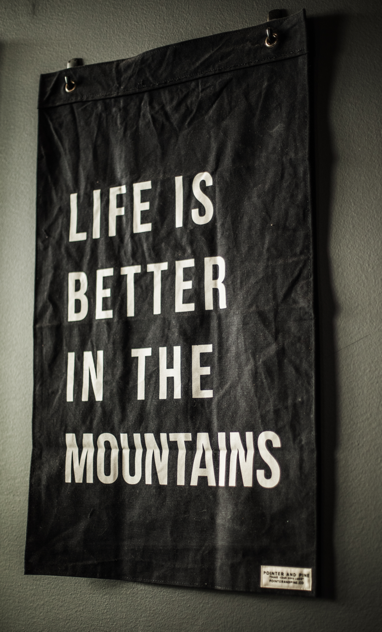 Pointer & Pine Canvas Flags