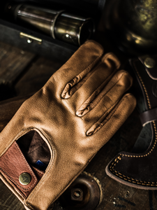 Buffalo Leather Riding Gloves