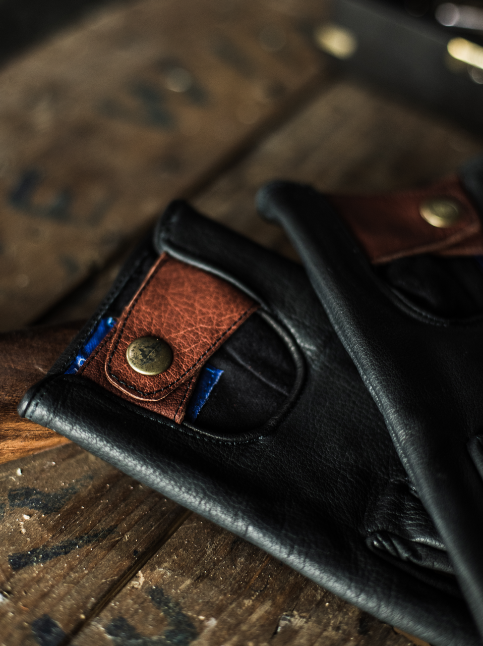 Buffalo Leather Riding Gloves