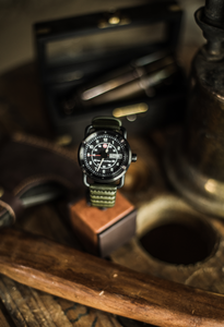 Roland Sands Design - Black Face/Green Band Watch