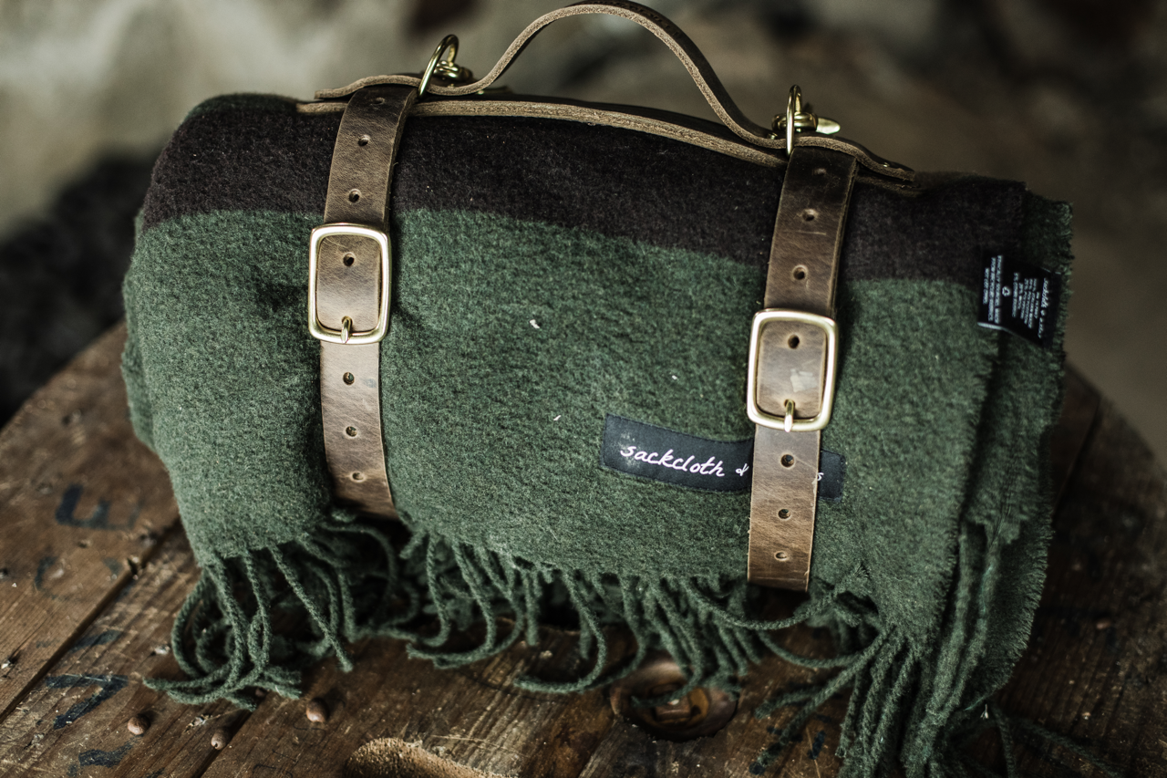 Sackcloth + Ashes Blanket in Camp Forest