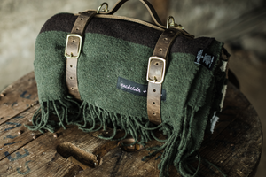 Sackcloth + Ashes Blanket in Camp Forest