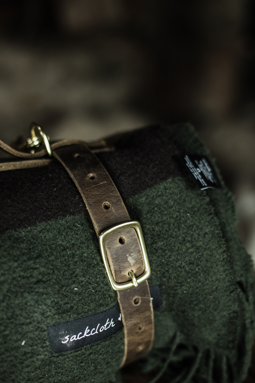 Sackcloth + Ashes Blanket in Camp Forest