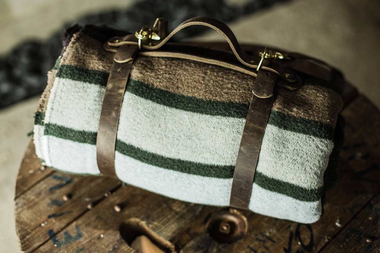 Sackcloth + Ashes Blanket in Camp Forest