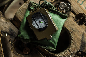 Olive Green Compass by Black Fox